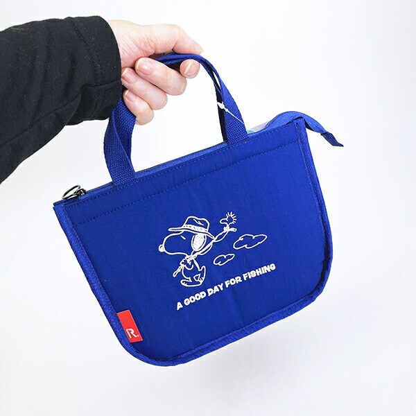 スヌーピー ランチトートバッグ (ブルー) ルートート ROOTOTE SNOOPY