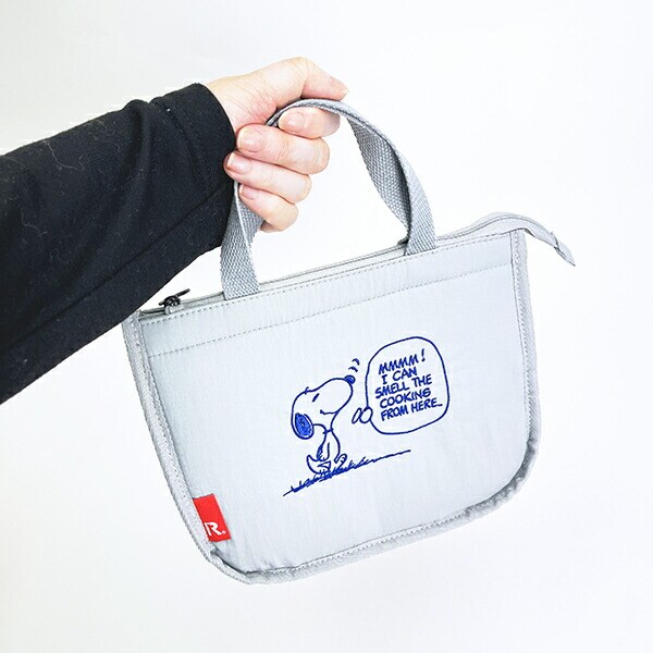 スヌーピー ランチトートバッグ (グレー) ルートート ROOTOTE SNOOPY