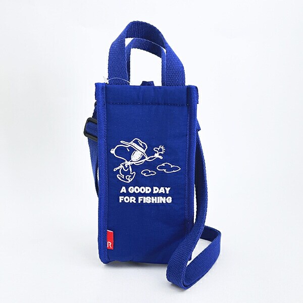 スヌーピー 2WAYボトルショルダートートバッグ (ブルー) ランチ ルートート ROOTOTE SNOOPY