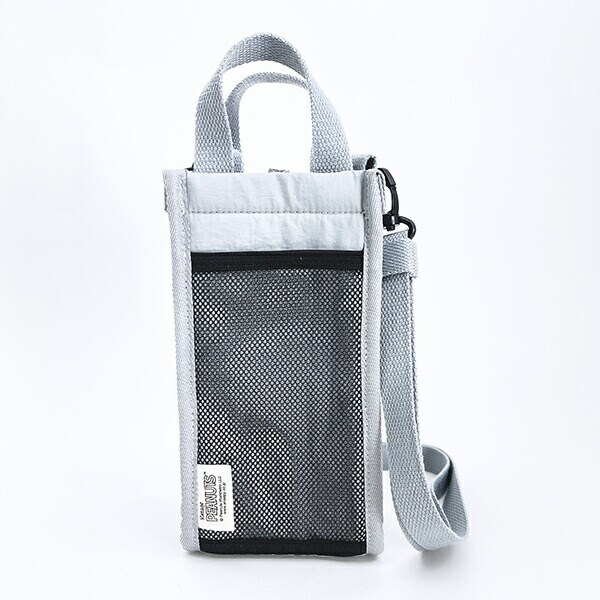 スヌーピー 2WAYボトルショルダートートバッグ (グレー) ランチ ルートート ROOTOTE SNOOPY