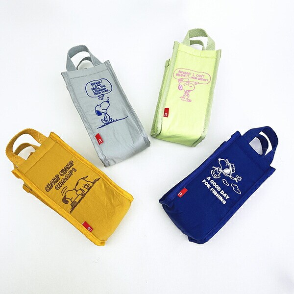 スヌーピー 2WAYボトルショルダートートバッグ (グレー) ランチ ルートート ROOTOTE SNOOPY
