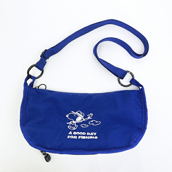 スヌーピー ラウンドショルダーバッグ (ブルー) ルートート ROOTOTE SNOOPY