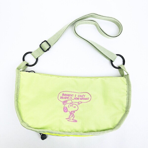 スヌーピー ラウンドショルダーバッグ (グリーン) ルートート ROOTOTE SNOOPY