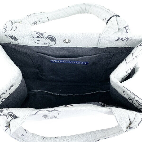 スヌーピー ジャガードトートバッグ (グレー) ルートート (ROOTOTE) SNOOPY