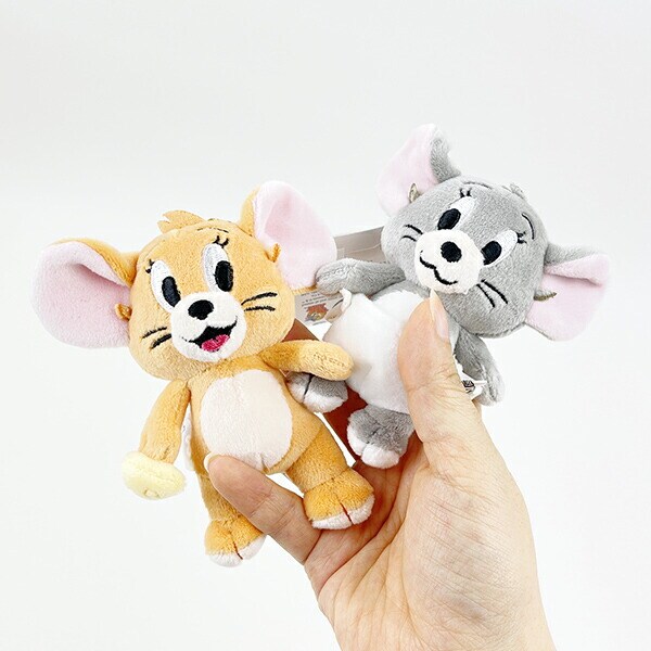 トムとジェリー ニコぬい ジェリーとタフィー キーホルダー マスコット ぬいぐるみ お揃い ニコイチ