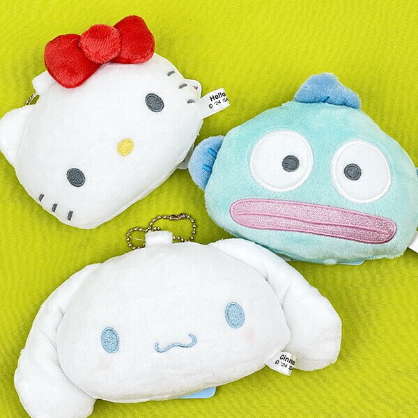 サンリオ ハンギョドン ぬいぐるみミラー 鏡 文具 ボールチェーン付き