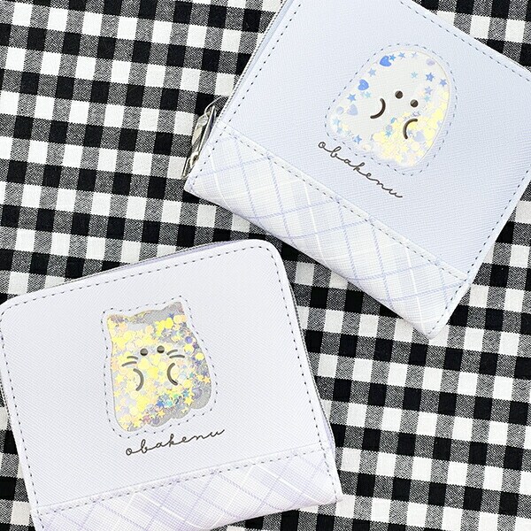 オバケーヌ 2つ折りお財布 平成レトロ