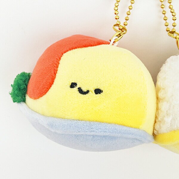 ニコぬい オムライスとカレーライス ぬいぐるみマスコットキーホルダー