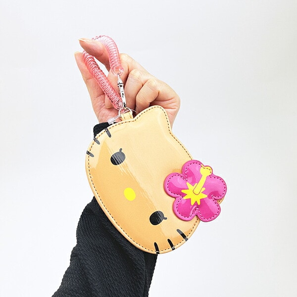 サンリオ ハローキティ パスケース ハイビスカス 定期入れ Sanrio