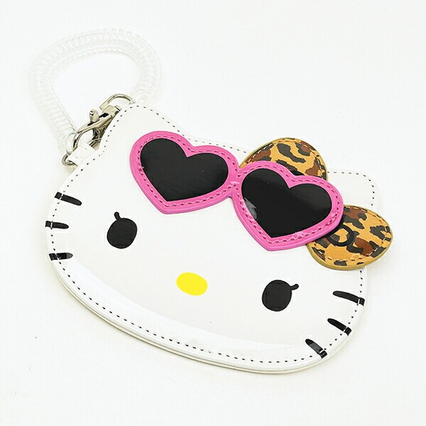 サンリオ ハローキティ パスケース リボンヒョウ柄 定期入れ Sanrio