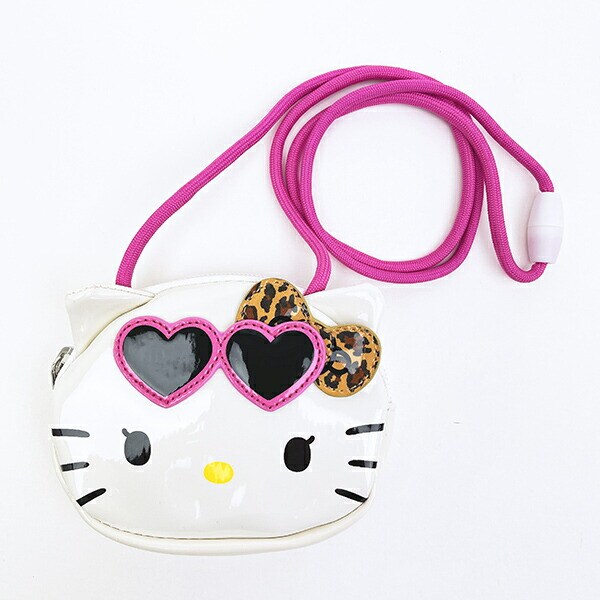 サンリオ ハローキティ コインケース リボンヒョウ柄 Sanrio