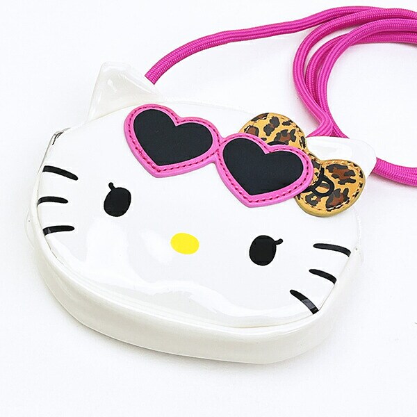 サンリオ ハローキティ コインケース リボンヒョウ柄 Sanrio