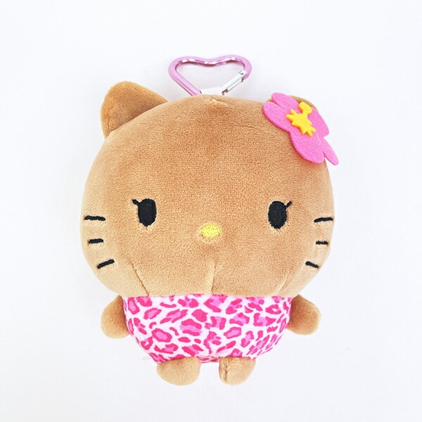 サンリオ 日焼け キティ もちぬいポーチ レオパード Sanrio