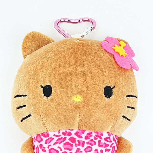 サンリオ 日焼け キティ もちぬいポーチ レオパード Sanrio