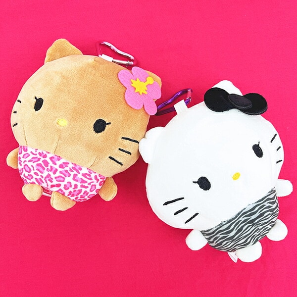 サンリオ 日焼け キティ もちぬいポーチ レオパード Sanrio