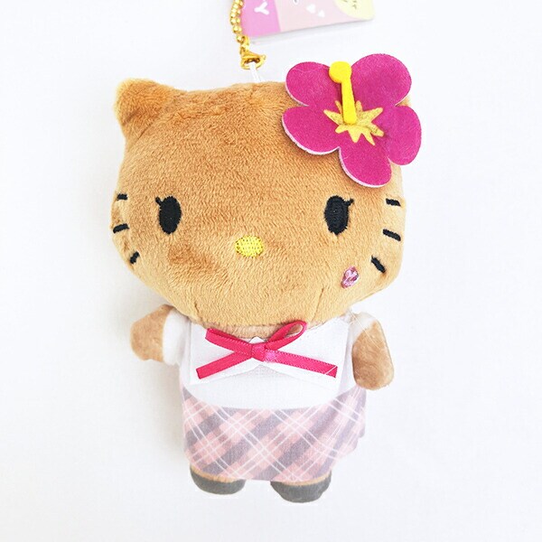 サンリオ 日焼け キティ ミミィ ニコぬい マスコットキーホルダー (L) ぬいぐるみ Sanrio