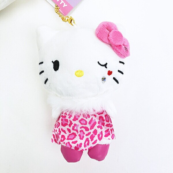 サンリオ ハローキティ×ミミィ ニコぬいキーホルダー(L) ワンピース ぬいぐるみ マスコット Sanrio