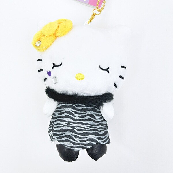 サンリオ ハローキティ×ミミィ ニコぬいキーホルダー(L) ワンピース ぬいぐるみ マスコット Sanrio