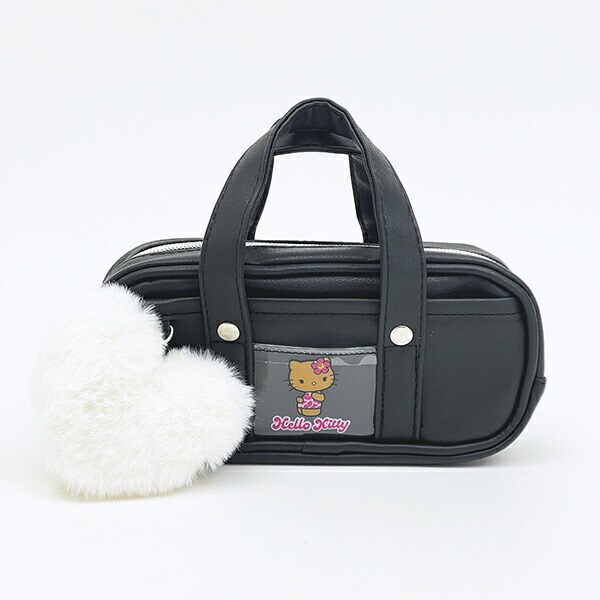 サンリオ 日焼け キティ スクバ風ペンケース ブラック 文具 Sanrio