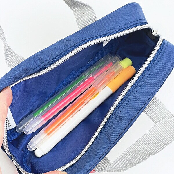 サンリオ ハローキティ スクバ風ペンケース ネイビー Sanrio