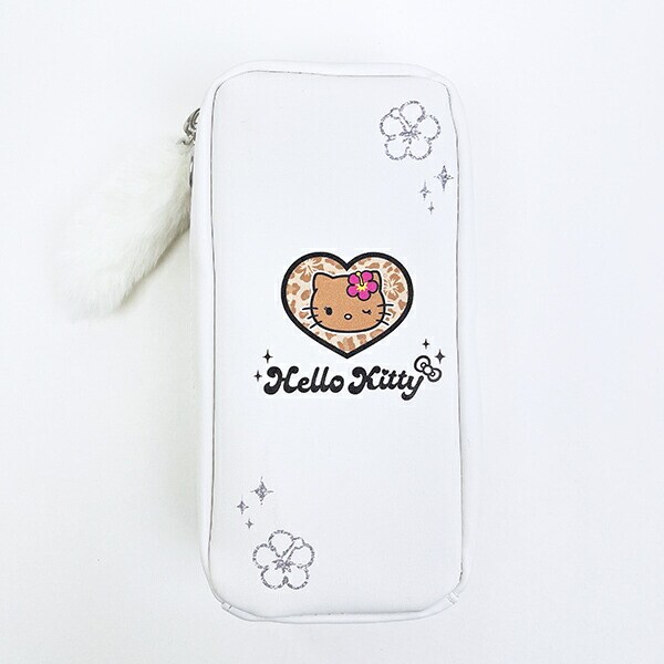 サンリオ 日焼け キティ ガラケー型ペンケース ホワイト Sanrio