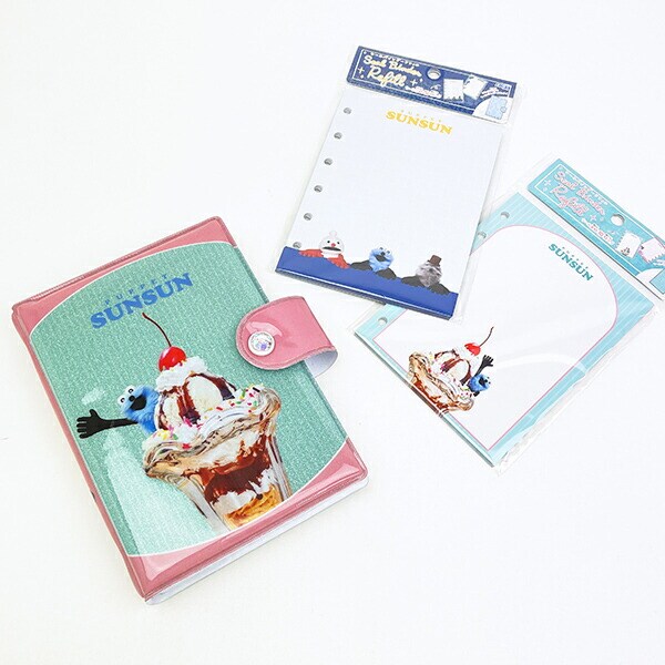 パペットスンスン シールバインダー リフィル みんな 文具