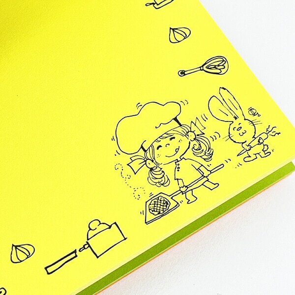 水森亜土 選べる蛍光付箋 (ピンク) 文具