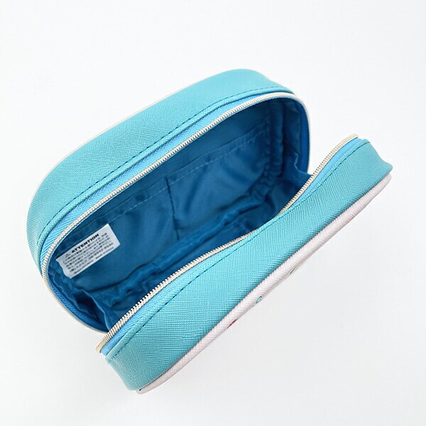 水森亜土 ラウンドポーチ グレー