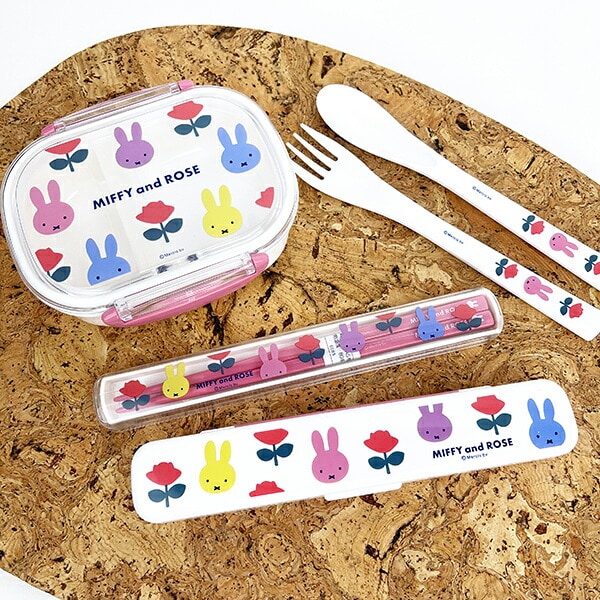 ミッフィー miffy ミッフィーアンドローズ ランチボックス お弁当箱 ランチ スクール キッズ