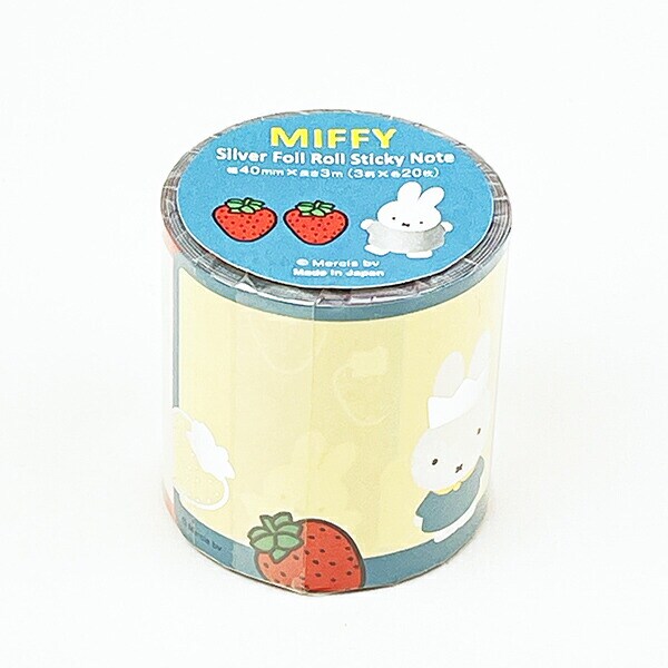 ミッフィー miffy イチゴ ロール付箋 文具 日本製