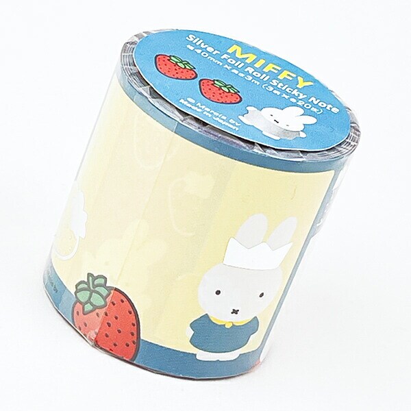 ミッフィー miffy イチゴ ロール付箋 文具 日本製