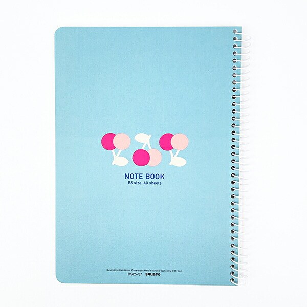 ミッフィー miffy ノート(B6) 文具 MIFFY FRUITS 日本製