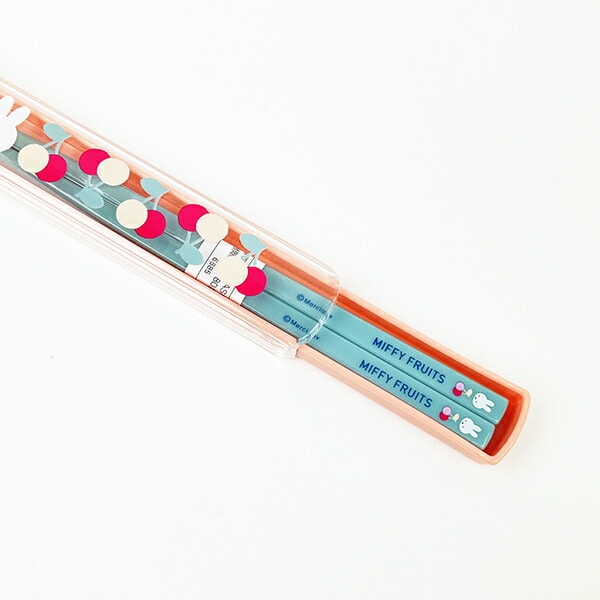 ミッフィー miffy 箸＆ケースセット MIFFY FRUITS ランチ 日本製