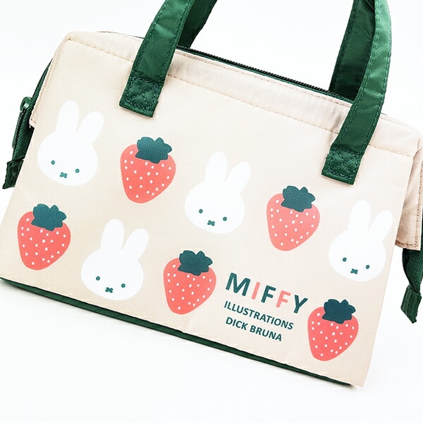 ミッフィー miffy イチゴ 保冷バッグ ランチ MIFFY FRUITS