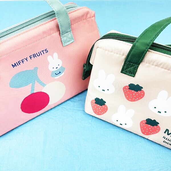ミッフィー miffy イチゴ 保冷バッグ ランチ MIFFY FRUITS