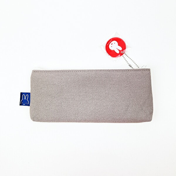 ミッフィー miffy 帆布ペンポーチ グレー