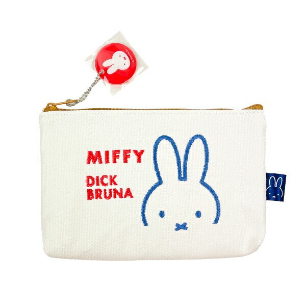 ミッフィー miffy 帆布ポーチ ホワイト