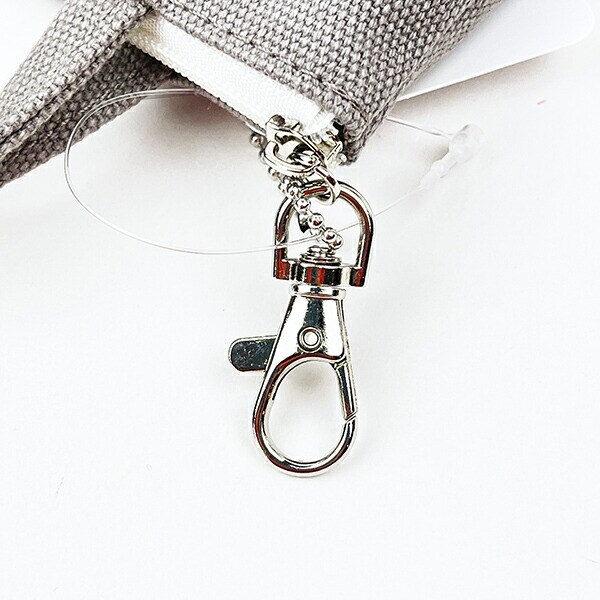 ミッフィー miffy 帆布プチトートバッグ グレー ポーチ