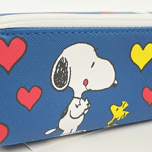 スヌーピー トレー型 ペンポーチ (ネイビー) 文具 SNOOPY