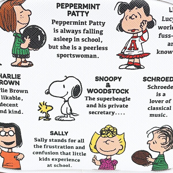 スヌーピー ラウンドポーチ 白 PEANUTS 75th SNOOPY