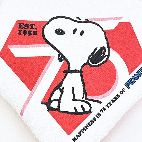 スヌーピー ダイヤモンドポーチ (ピンク) PEANUTS 75th SNOOPY
