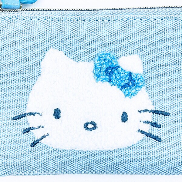 サンリオ ハローキティ キーパスポーチ (水色) パスケース Sanrio