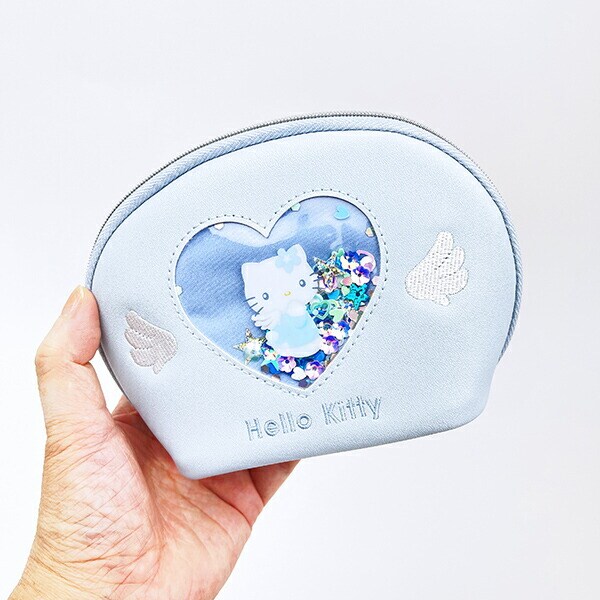 サンリオ ハローキティ ラウンドポーチ キラキラエンジェル Sanrio