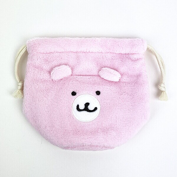 ちいかわ くまさんポシェット フェイス巾着 ポーチ