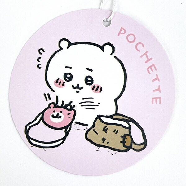 ちいかわ くまさんポシェット フェイス巾着 ポーチ