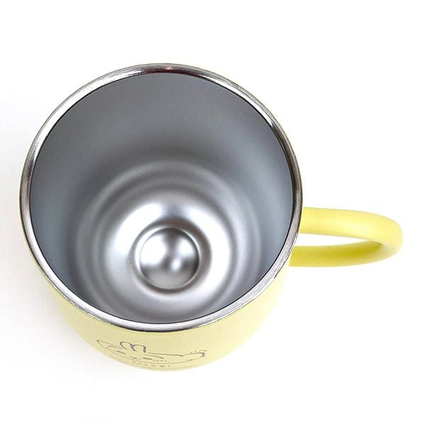 ちいかわ うさぎ 蓋付きステンレスマグ ごろん コップ 320ml イエロー