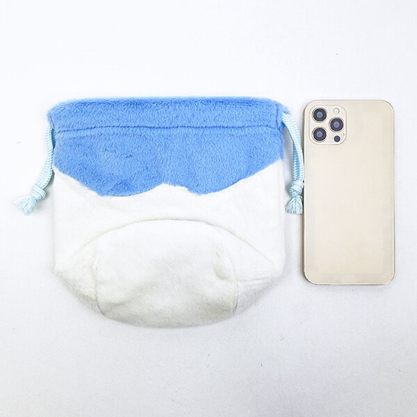 ちいかわ ハチワレ フェイス巾着 ポーチ