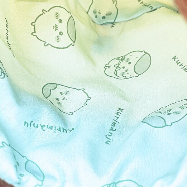 ちいかわ くりまんじゅう フェイス巾着 ポーチ