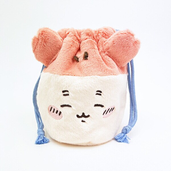 ちいかわ 古本屋 フェイス巾着 ポーチ