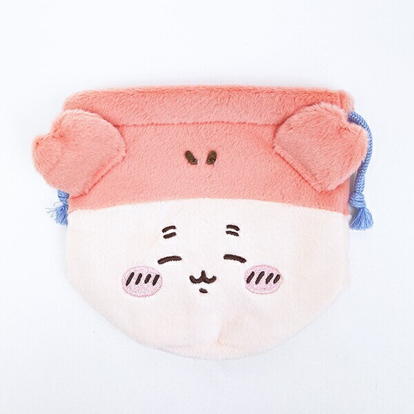 ちいかわ 古本屋 フェイス巾着 ポーチ